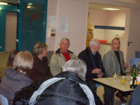 Réception salle Ste-Anne après la répétition à l'église